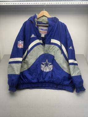 Vtg 90s Dallas Cowboys Apex One Pro Line Puffer Jacket Pullover Men’s XL NFL